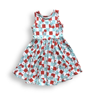 TANK TWIRL DRESS- Bomb Pops