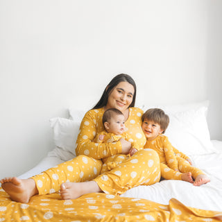 WOMANS PAJAMA SET- Sunshine Ribbed