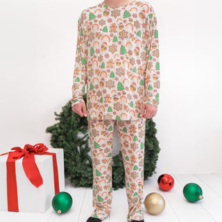 MEN'S PAJAMA SET- Peppermint