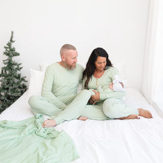 WOMANS PAJAMA SET - Pine