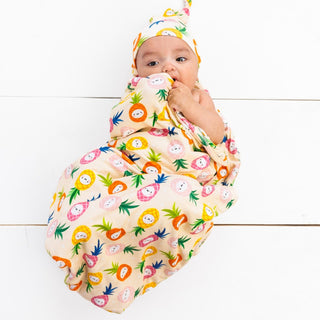 3 LAYER OVERSIZED COZY BLANKET- Kawaii Pineapple