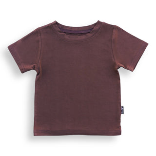 BAMBOO BASIC TEE- Black Cherry