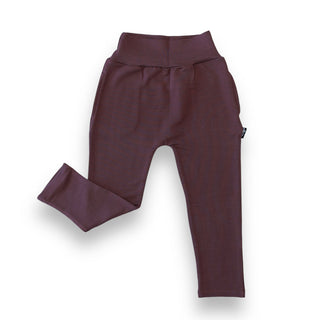 HAREM PANTS- Black Cherry