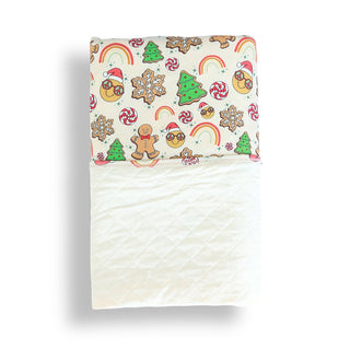 XL QUILTED BAMBOO BLANKET- Peppermint