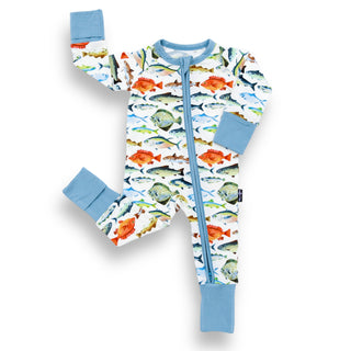 ZIP ROMPER - Fishy