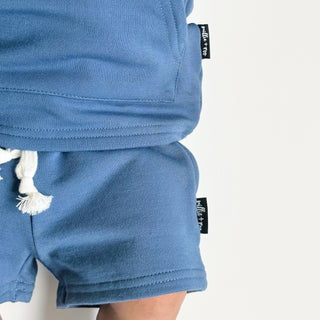 BAMBOO JOGGER SHORTS- Arctic