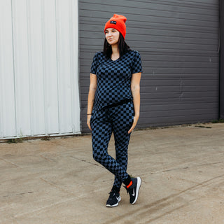 MAMA JOGGERS- Grey Check