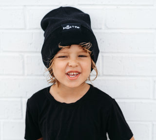 BAMBOO CUFF BEANIE- Midnight