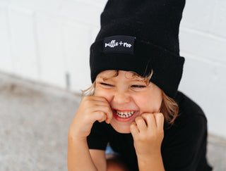 BAMBOO CUFF BEANIE- Midnight