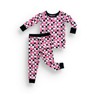 LONG SLEEVE 2 PIECE SETS- Millie Magic (Pink)