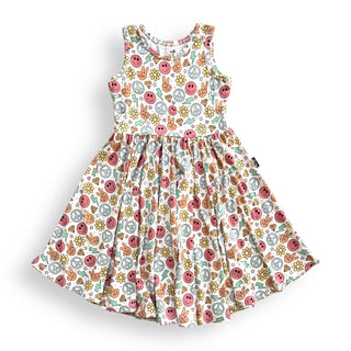 TANK TWIRL DRESS- Groovy Summer