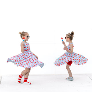 TANK TWIRL DRESS- Bomb Pops