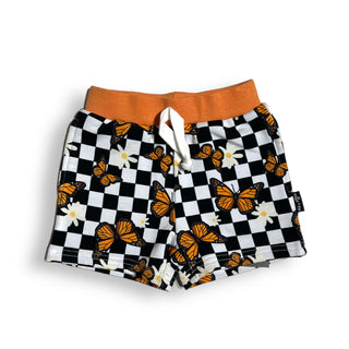 BAMBOO JOGGER SHORTS- Butterflies