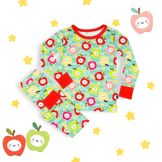 LONG SLEEVE 2 PIECE SETS- Kawaii Apple