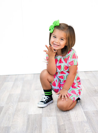 TWO PIECE SHORTIE SET- Kawaii Watermelon