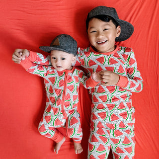 LONG SLEEVE 2 PIECE SETS- Kawaii Watermelon