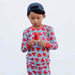 LONG SLEEVE 2 PIECE SETS- Kawaii Watermelon