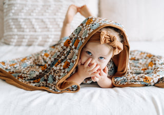 3 LAYER OVERSIZED COZY DREAM BLANKET- Beige Happy Smiles