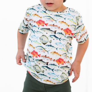 BAMBOO BASIC TEE- Fishy