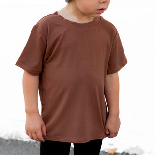 BAMBOO BASIC TEE- Sienna