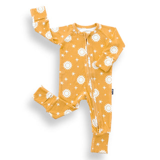 ZIP ROMPER - Sunshine Ribbed