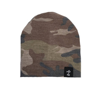 BEANIE- Dusty Brown Camo (last chance) | millie + roo.