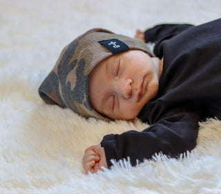 BEANIE- Dusty Brown Camo (last chance) | millie + roo.