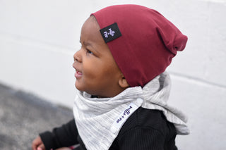 BEANIE- Merlot Brushed | millie + roo.