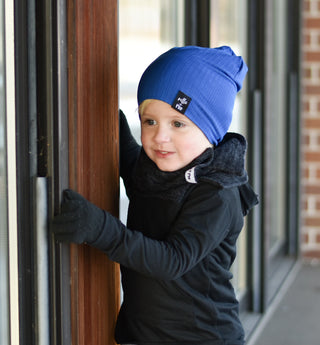 BEANIE- Royal Chunky Rib | millie + roo.